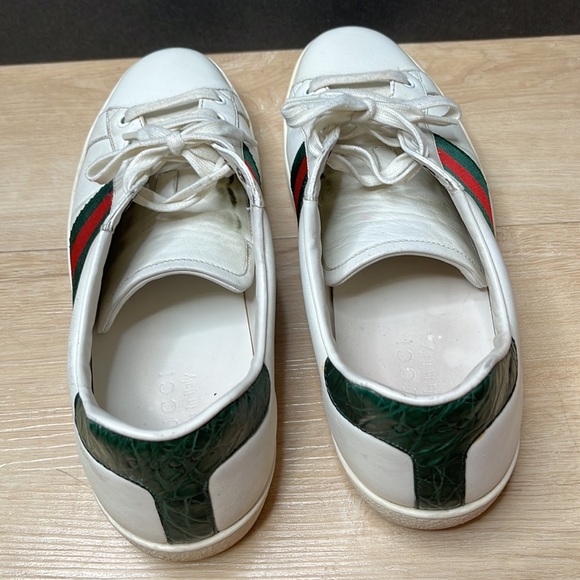 GUCCI New Ace Sneaker (Men) SIZE 8 G - Picture 5 of 10